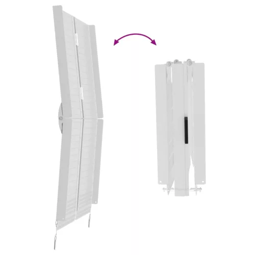  Kerekesszék rámpa Ezüst 122 x 73,5 x 11 cm Alumínium