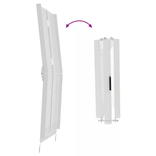  Kerekesszék rámpa Ezüst 152 x 73 x 11 cm Alumínium