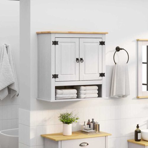  Függő szekrény Corona Fehér 70 x 33 x 71,5 cm Tömör fenyőfa