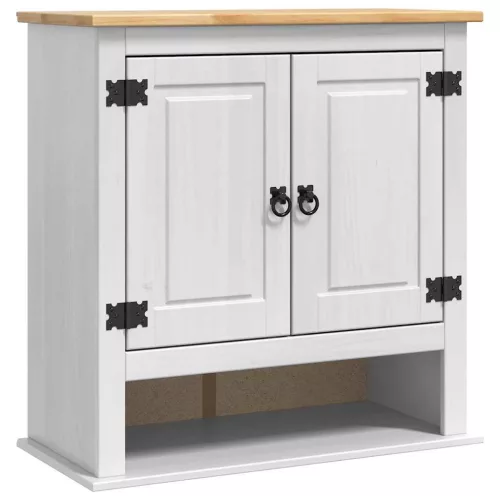  Függő szekrény Corona Fehér 70 x 33 x 71,5 cm Tömör fenyőfa