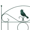  Kerti Kerítés Rács 3 pcs Zöld 112 x 40 cm Acél