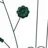  Kerti Kerítés Rács 3 pcs Zöld 112 x 40 cm Acél