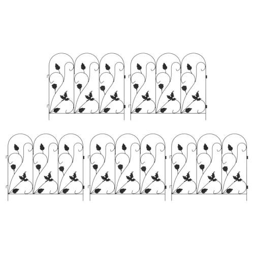  Kerti Kerítés Rács Fekete