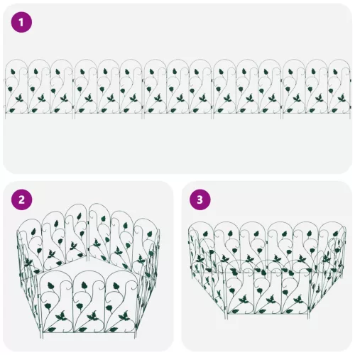  Kerti Kerítés Rács Zöld