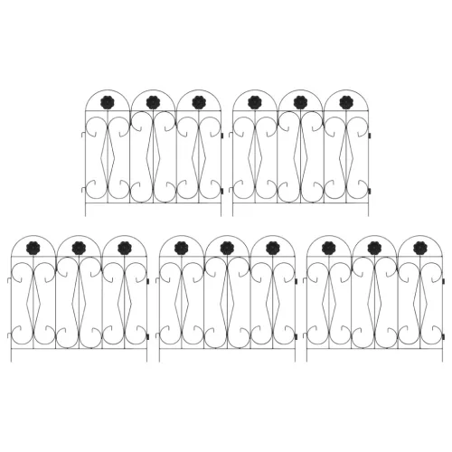  Kerti Kerítés Rács Fekete
