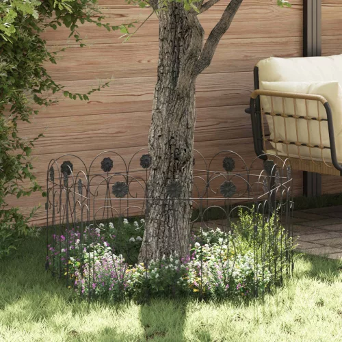  Kerti Kerítés Rács Fekete