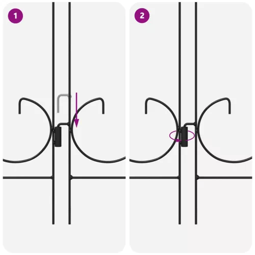  Kerti Kerítés Rács Fekete