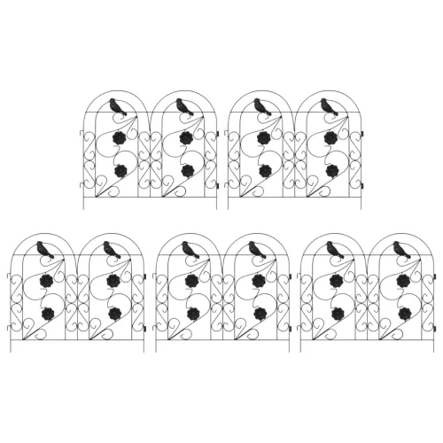  Kerti Kerítés Rács Fekete