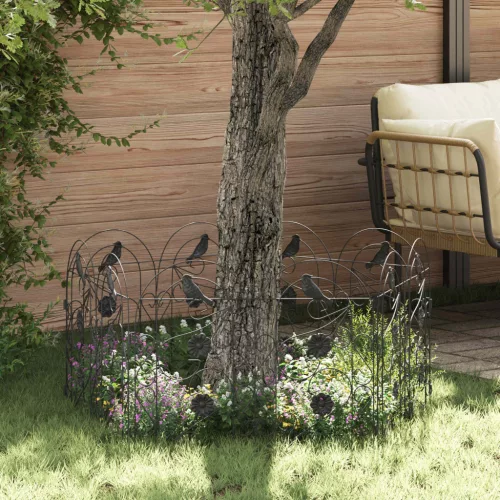  Kerti Kerítés Rács Fekete