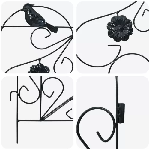  Kerti Kerítés Rács Fekete