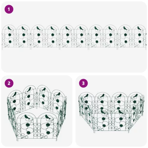  Kerti Kerítés Rács Zöld