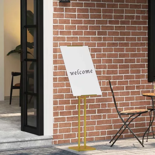  Kiállító Állvány Arany 26,5 x 26,5 x 127 cm Acél