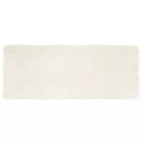  Műbárány szőnyeg Fehér 80 x 200 cm Poliészter