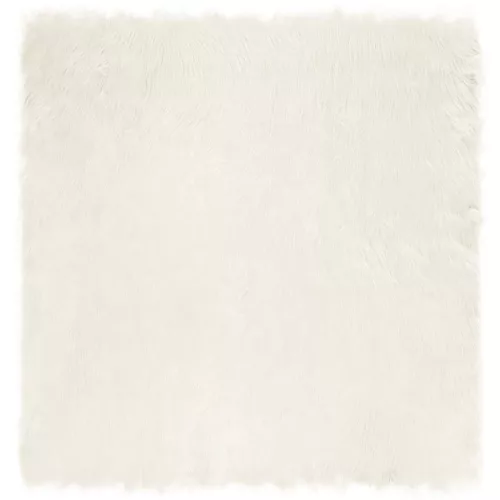  Műbárány szőnyeg Fehér 120 x 120 cm Poliészter