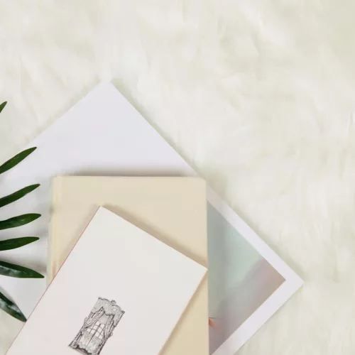  Műbárány szőnyeg Fehér 120 x 120 cm Poliészter