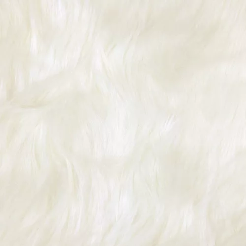  Műbárány szőnyeg Fehér 160 x 160 cm Poliészter