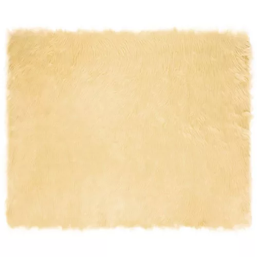  Műbárány szőnyeg Krém 200 x 280 cm Poliészter