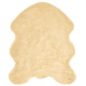  Műbárány szőnyeg Krém 50 x 80 cm Poliészter