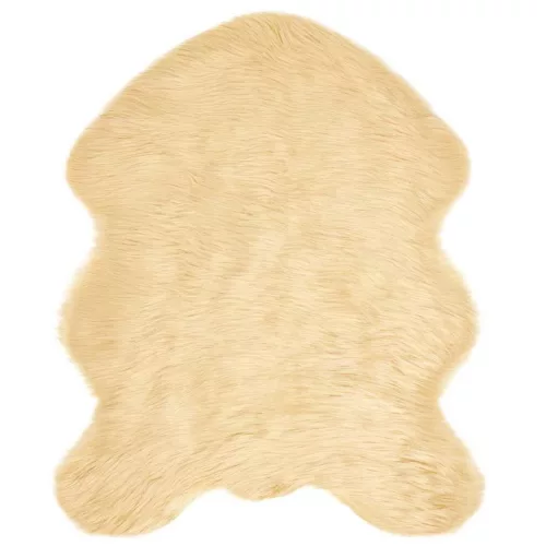  Műbárány szőnyeg Krém 50 x 80 cm Poliészter