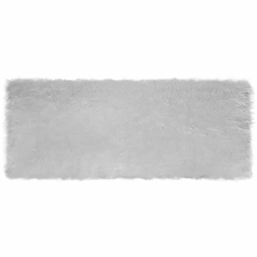 Műbárány szőnyeg Szürke 80 x 200 cm Poliészter
