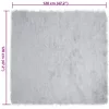  Műbárány szőnyeg Szürke 120 x 120 cm Poliészter