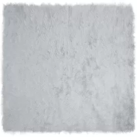  Műbárány szőnyeg Szürke 160 x 160 cm Poliészter