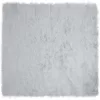  Műbárány szőnyeg Szürke 200 x 200 cm Poliészter