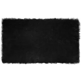  Műbárány szőnyeg Fekete 100 x 200 cm Poliészter