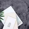  Műbárány szőnyeg Antracit 120 x 120 cm Poliészter