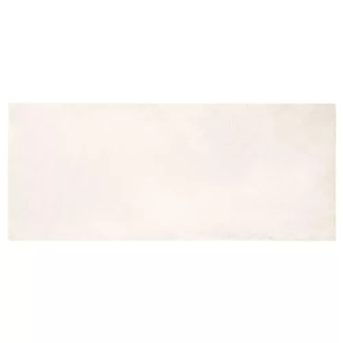  Mű Nyúl Szőr Szőnyeg Fehér 80 x 200 cm Poliészter