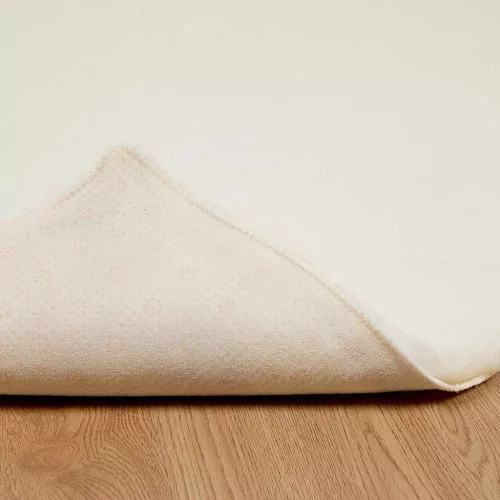  Mű Nyúl Szőr Szőnyeg Fehér 80 x 200 cm Poliészter