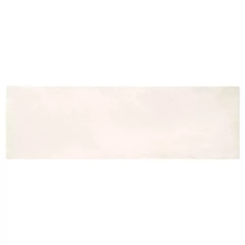  Mű Nyúl Szőr Szőnyeg Fehér 80 x 250 cm Poliészter