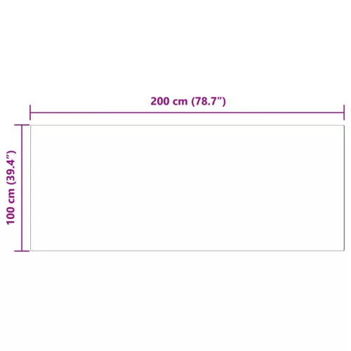  Mű Nyúl Szőr Szőnyeg Olite Fehér 100 x 200 cm Poliészter