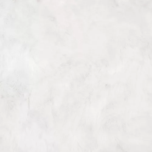  Mű Nyúl Szőr Szőnyeg Olite Fehér 160 x 230 cm Poliészter