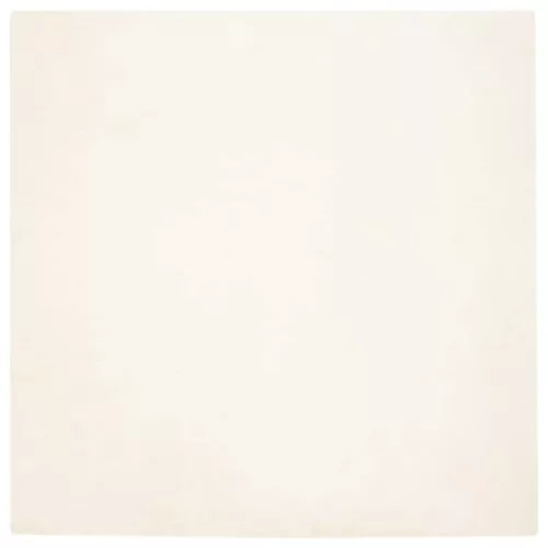  Mű Nyúl Szőr Szőnyeg Fehér 200 x 200 cm Poliészter