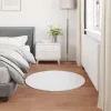  Mű Nyúl Szőr Szőnyeg Olite Fehér Ø 80 cm Poliészter