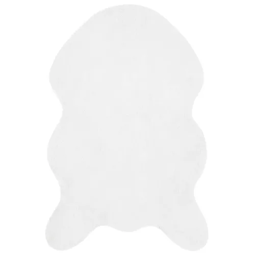  Mű Nyúl Szőr Szőnyeg Olite Fehér 50 x 80 cm Poliészter