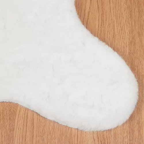  Mű Nyúl Szőr Szőnyeg Olite Fehér 50 x 80 cm Poliészter