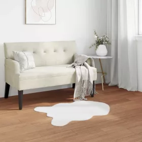    Mű Nyúl Szőr Szőnyeg Olite Fehér 60 x 90 cm Poliészter