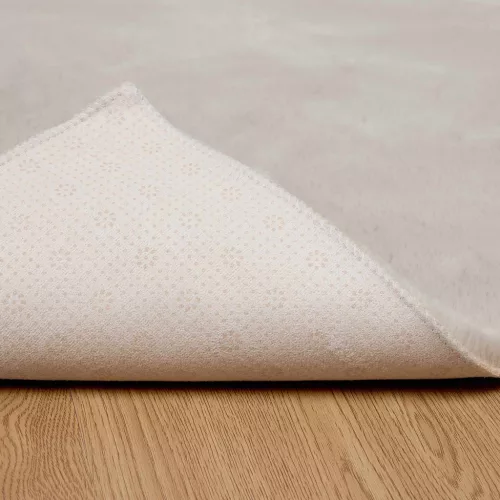  Mű Nyúl Szőr Szőnyeg Olite Bézs 100 x 200 cm Poliészter