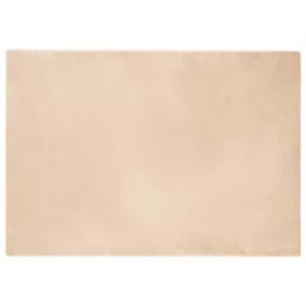  Mű Nyúl Szőr Szőnyeg Bézs 140 x 200 cm Poliészter