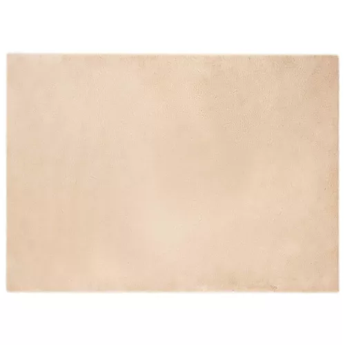  Mű Nyúl Szőr Szőnyeg Bézs 200 x 280 cm Poliészter
