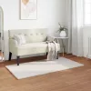  Mű Nyúl Szőr Szőnyeg Olite Krém 60 x 110 cm Poliészter