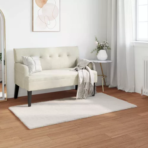  Mű Nyúl Szőr Szőnyeg Olite Krém 60 x 110 cm Poliészter
