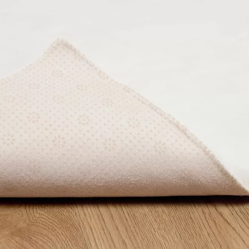  Mű Nyúl Szőr Szőnyeg Olite Krém 100 x 200 cm Poliészter