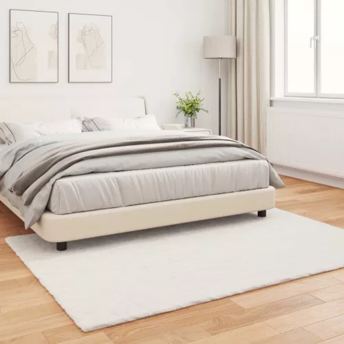  Mű Nyúl Szőr Szőnyeg Olite Krém 160 x 230 cm Poliészter