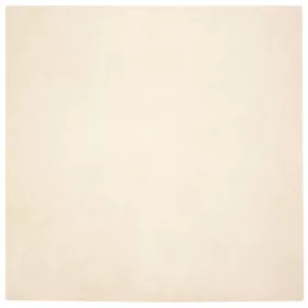  Mű Nyúl Szőr Szőnyeg Krém 120 x 120 cm Poliészter