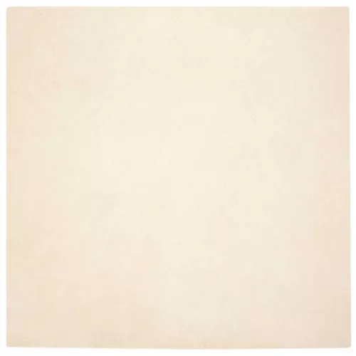  Mű Nyúl Szőr Szőnyeg Krém 120 x 120 cm Poliészter