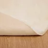  Mű Nyúl Szőr Szőnyeg Krém Ø 120 cm Poliészter