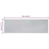  Mű Nyúl Szőr Szőnyeg Szürke 80 x 250 cm Poliészter